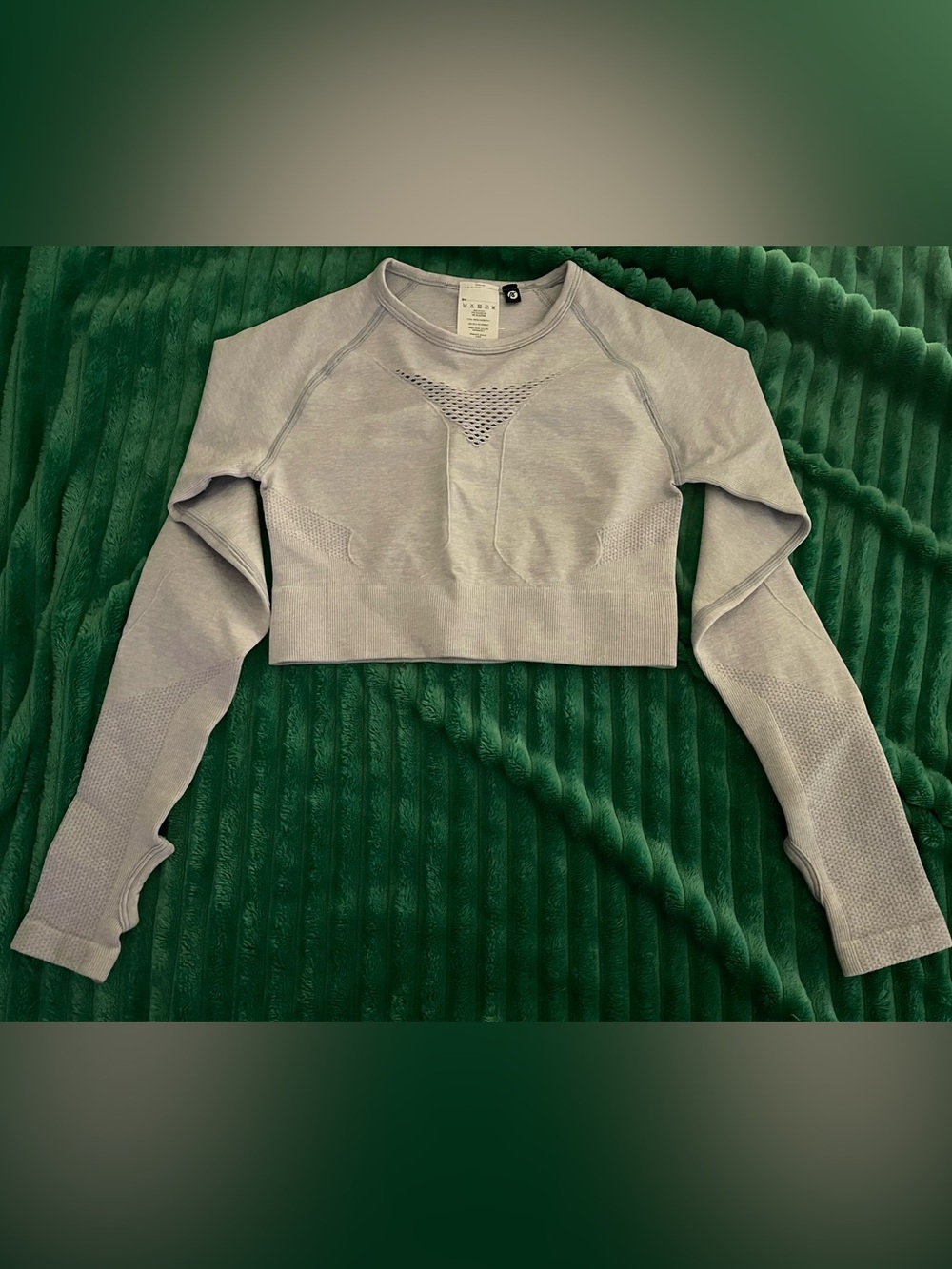 AYBL Seamless Crop Top in Ice Blue